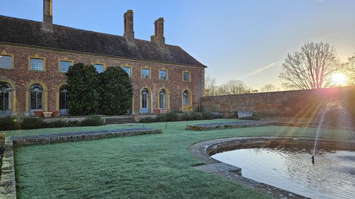 Strode House in winter sun